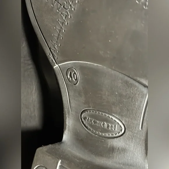 Eric Michael Black Leather Riding Boots Women’s Size 40 (Approx. Fits US 8–8.5). - Picture 13 of 16